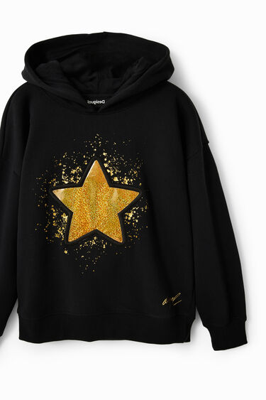 Sudadera estrella glitter | Desigual