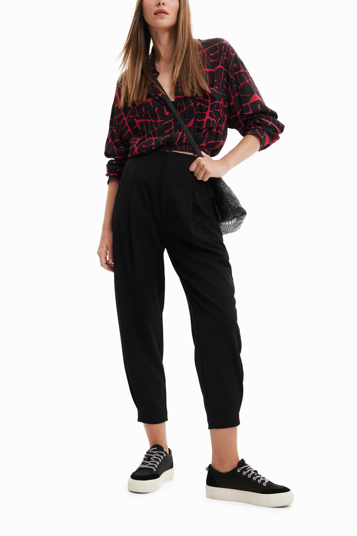 Pantalón slouchy cropped | Desigual