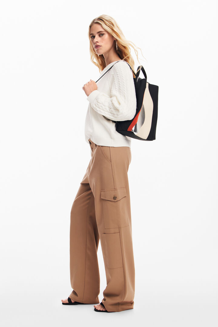 S backpack with waves | Desigual