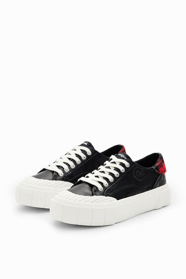 Sneakers plataforma tartã | Desigual