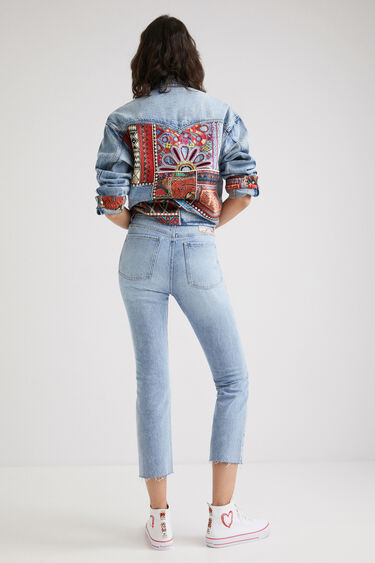 Texans Straight cropped sanefes | Desigual