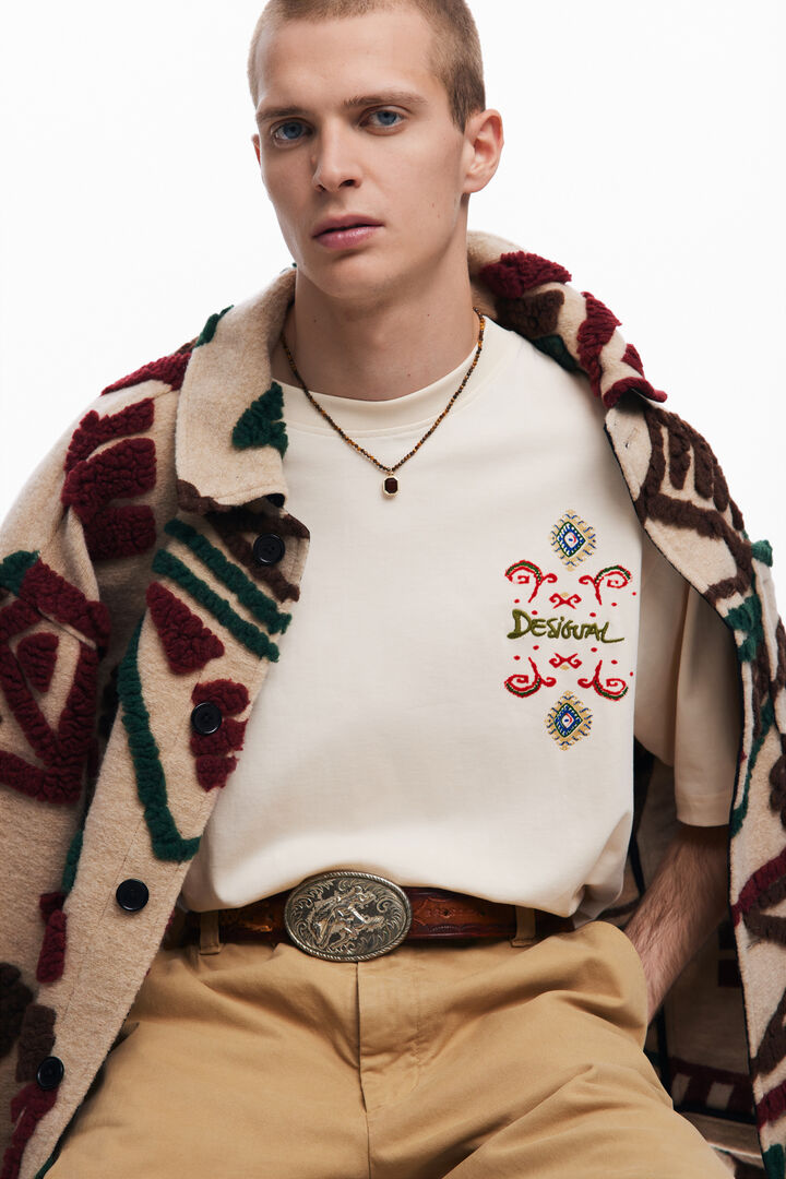 Ethnic short-sleeve T-shirt | Desigual