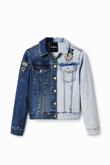Jaqueta texana dos tons | Desigual