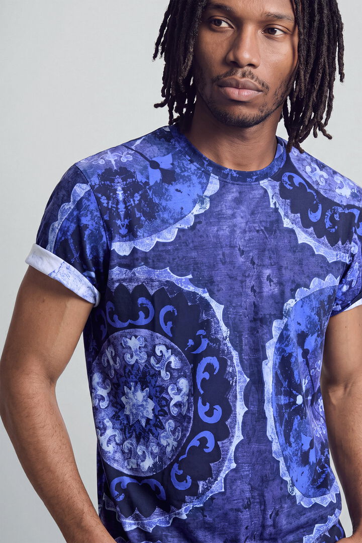 Kurzarm T-Shirt mit Print