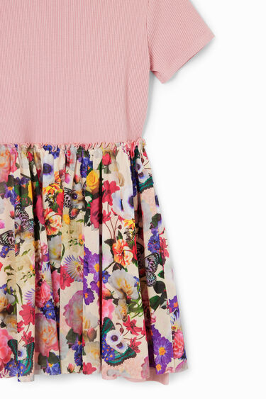 Combination floral dress | Desigual