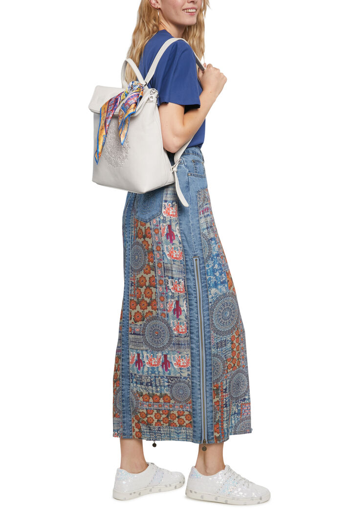 Sac à dos carré foulard | Desigual