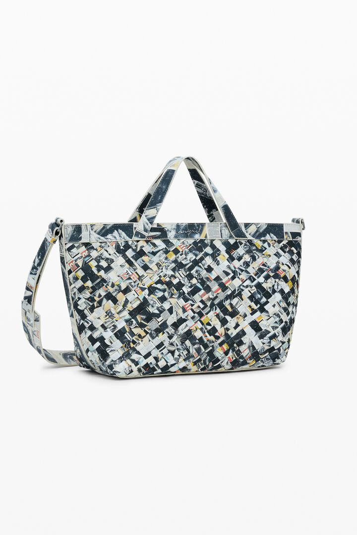 Bolso mediano shopper trenzado | Desigual