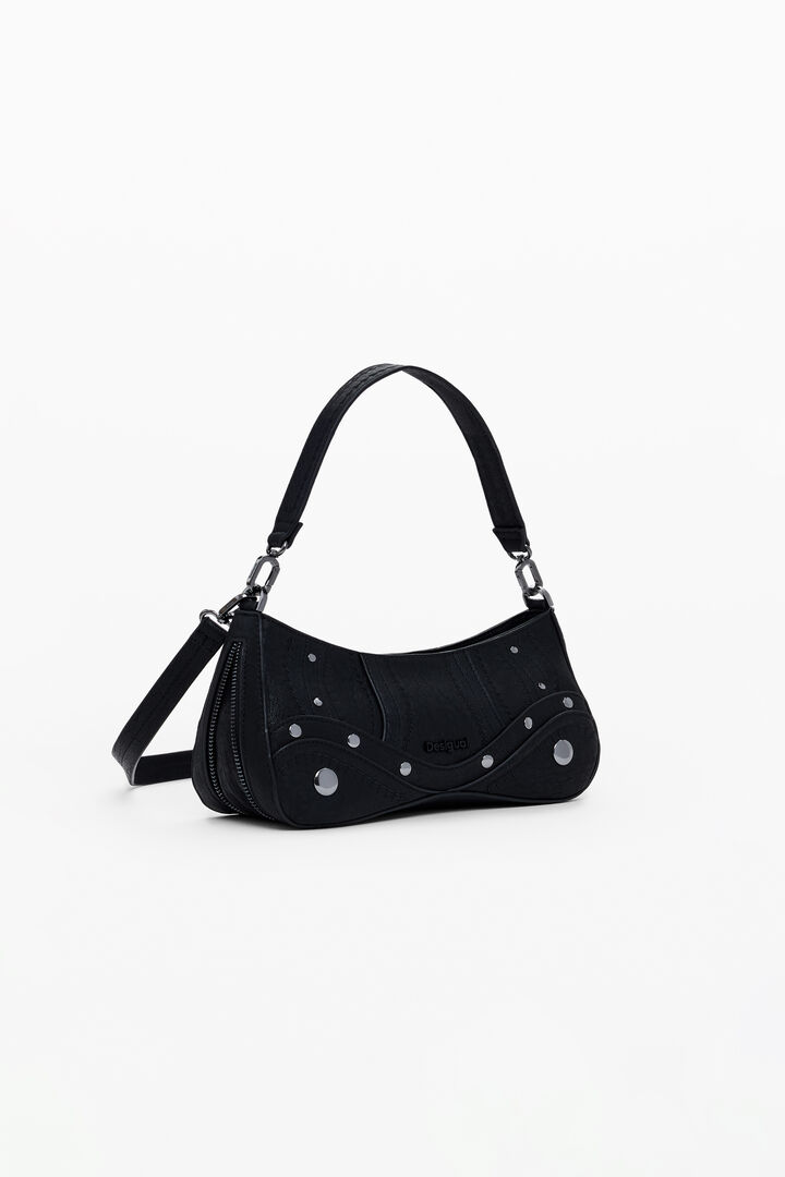 Bolso efecto piel bordados pequeño | Desigual