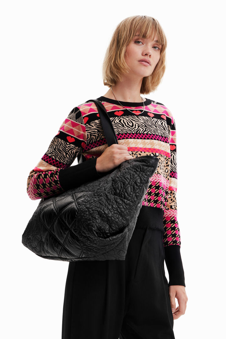 Shopper texturas reciclado | Desigual