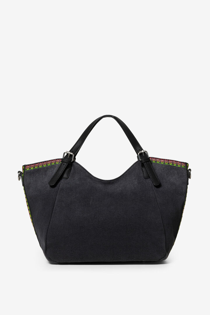 Embroidered Black Bag Candem Rotterdam | Desigual
