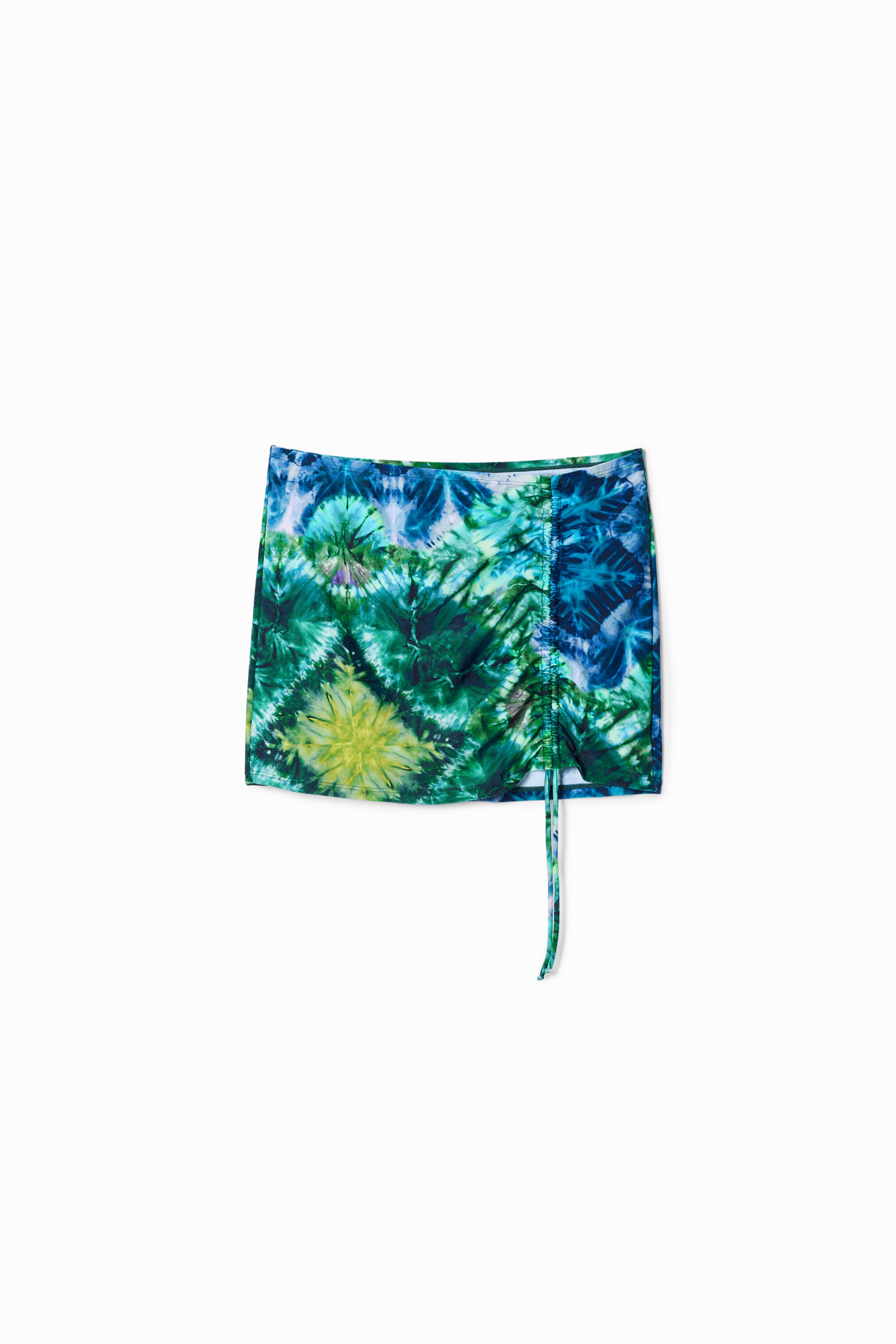 Tie dye mini skirt women s Desigual