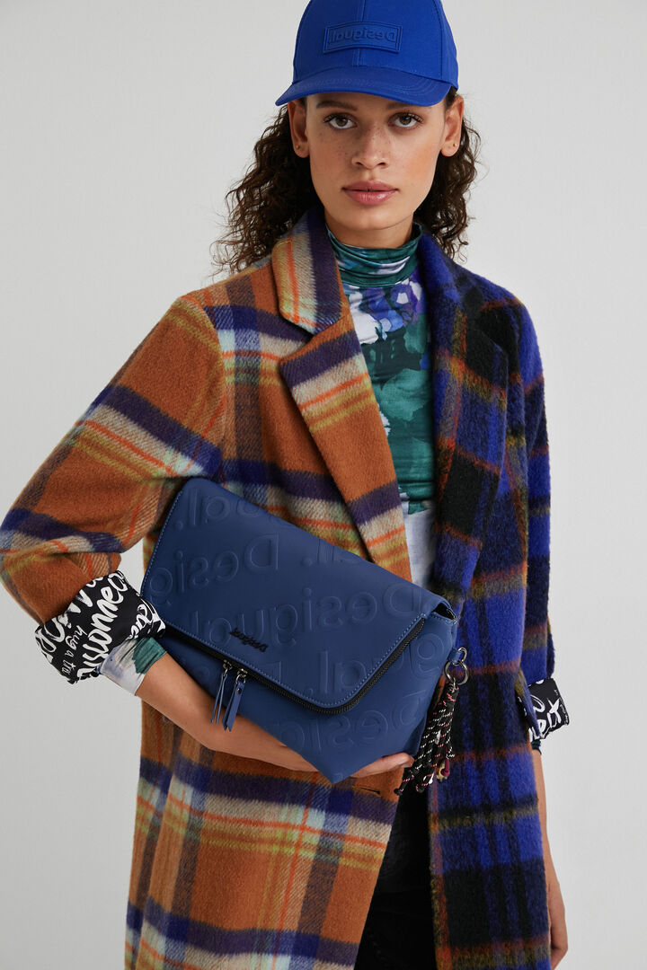 Bolso bandolera logo relieve | Desigual