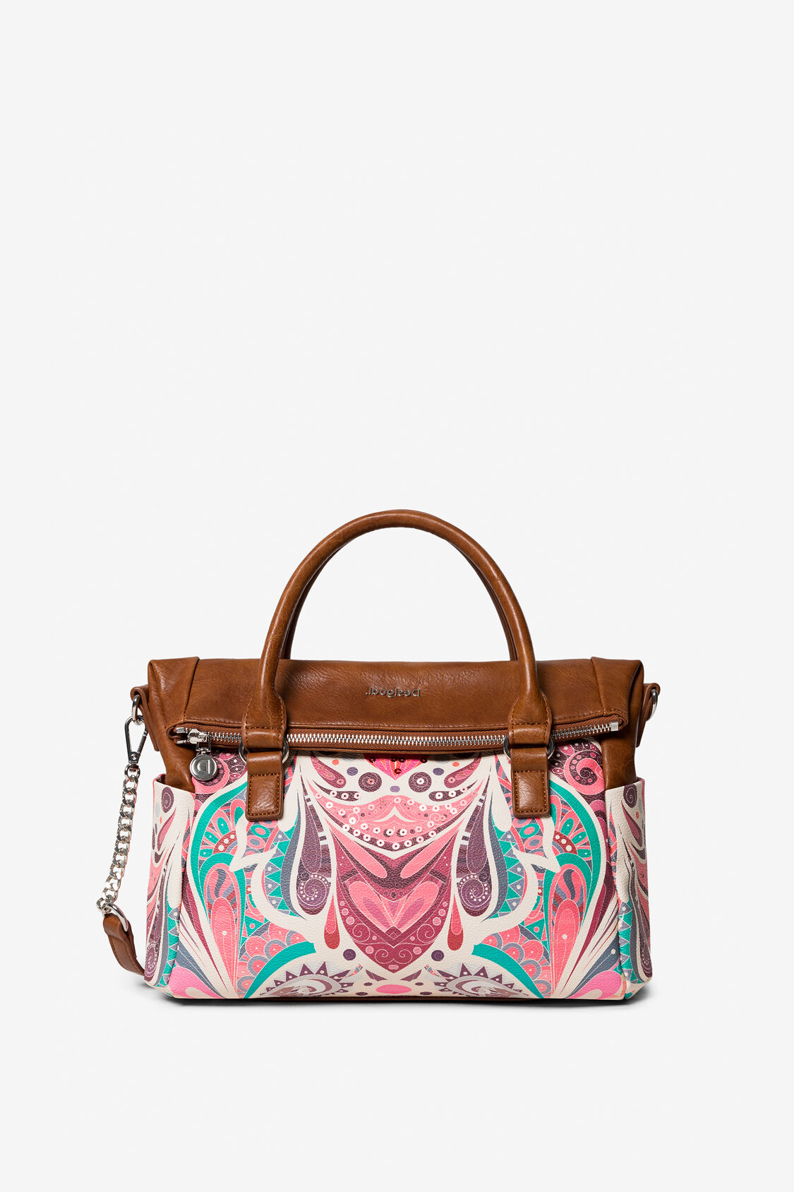 Agotamiento Correo Ciudad Bolso estampado arty multicolor | Desigual.com