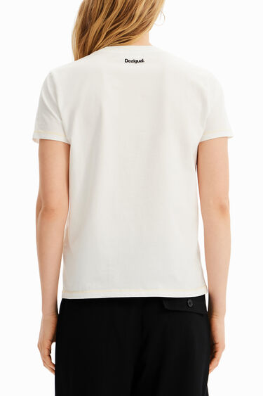 Camiseta parche margarita | Desigual