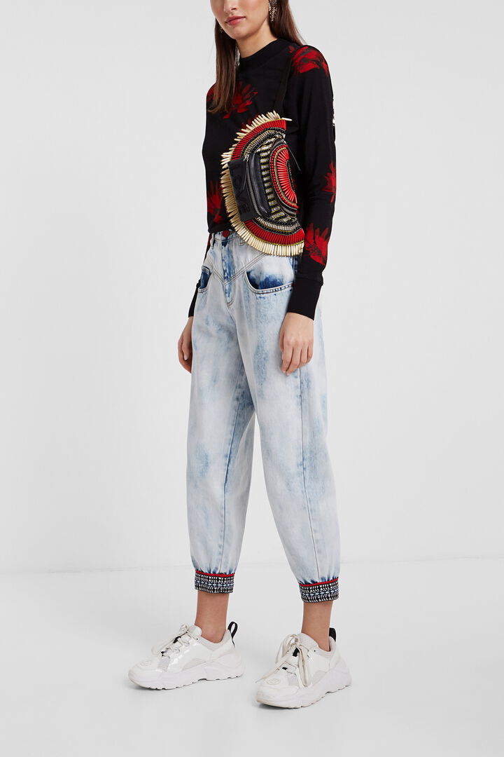 Camiseta manga larga floral | Desigual