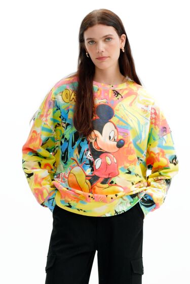 Sudadera oversize Mickey Mouse | Desigual