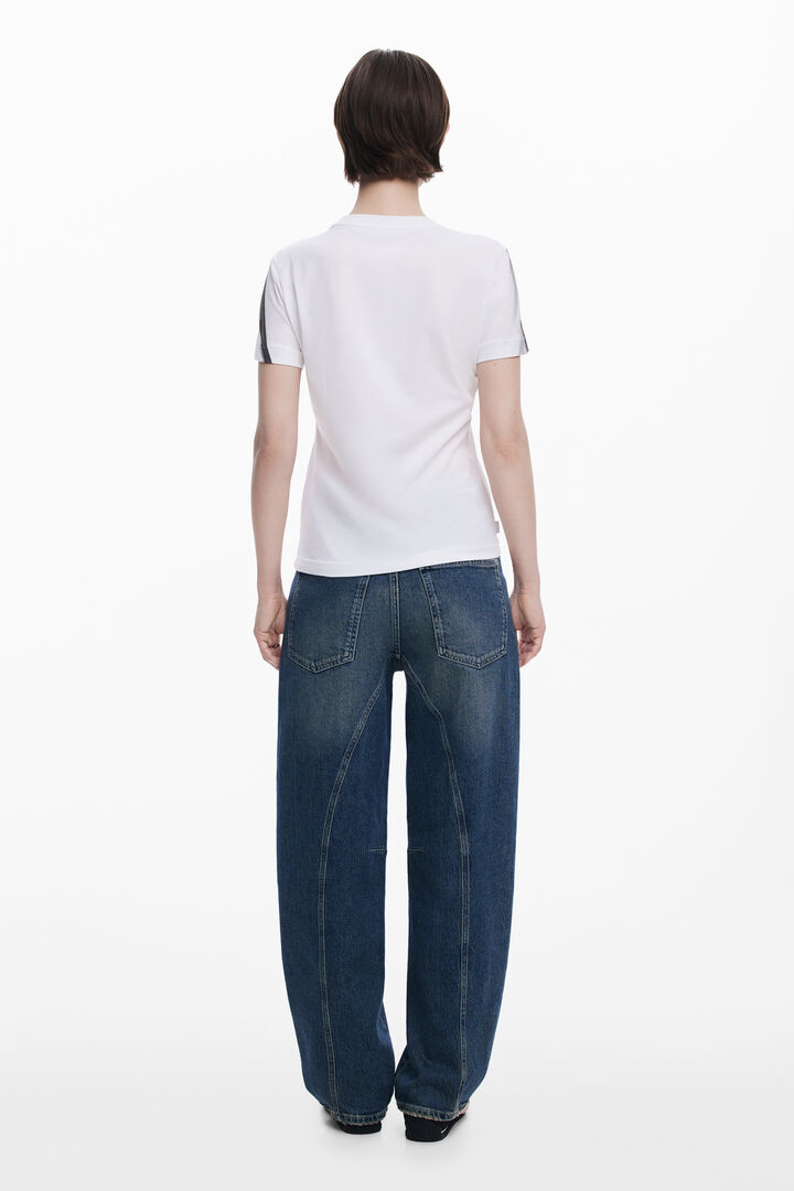 T-shirt à manches courtes avec palmiers | Desigual