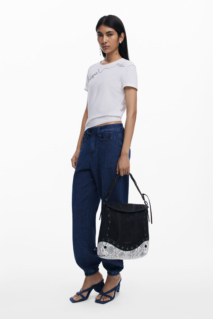 Medium convertible snake backpack | Desigual