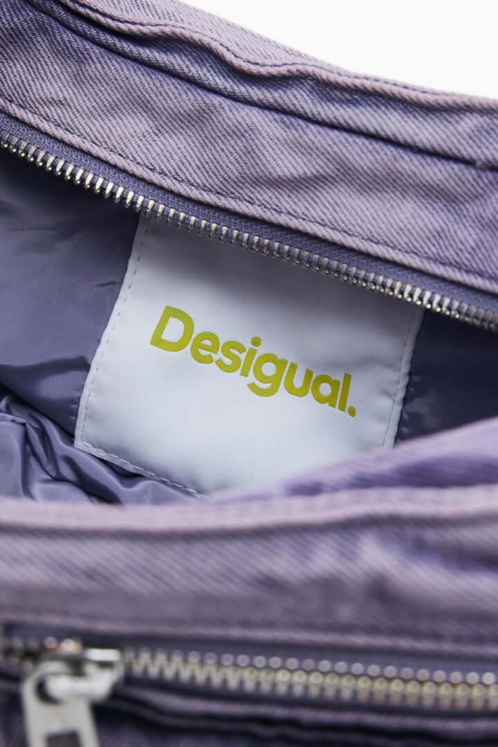 Petit sac en denim à fleurs | Desigual