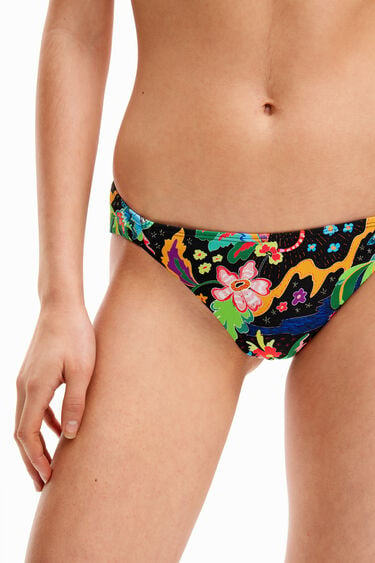 Jungle design bikini bottoms | Desigual