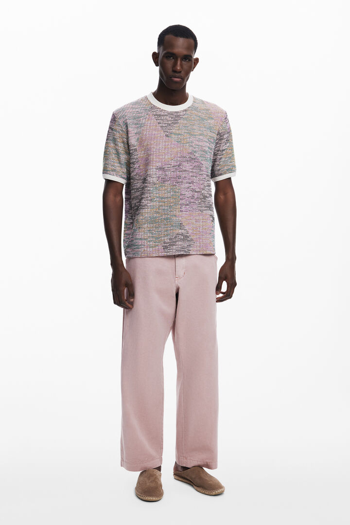 Camiseta manga corta jaspeada | Desigual