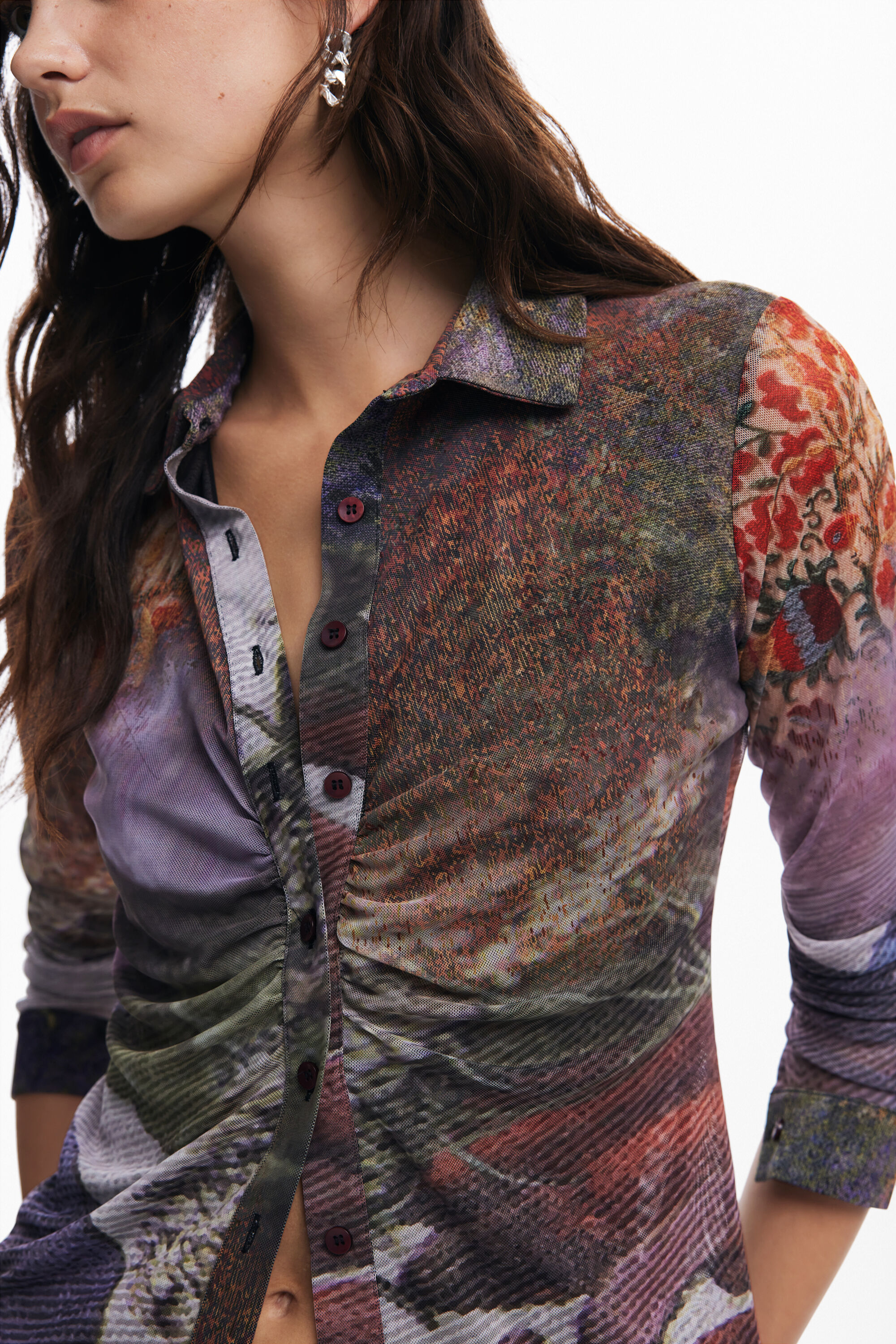 デシグアル Desigual シャツ長袖 KING （ホワイト