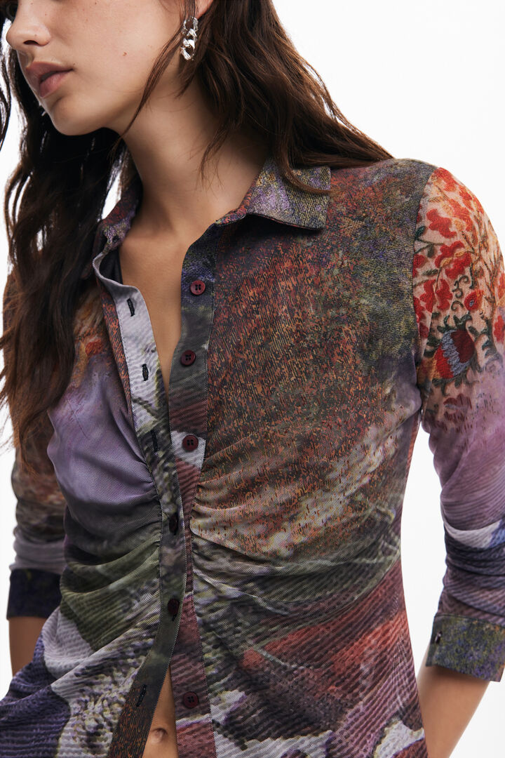 Camiseta manga larga bosque otoñal | Desigual