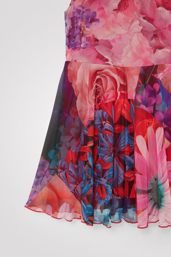 Sukienka z patchworkowym motywem w kwiaty | Desigual