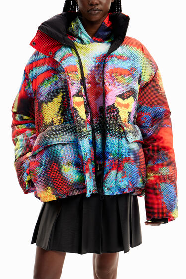 Cazadora padded oversize María Escoté | Desigual