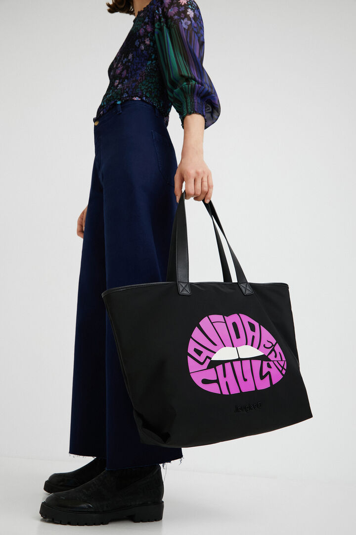 Large lip handbag | Desigual