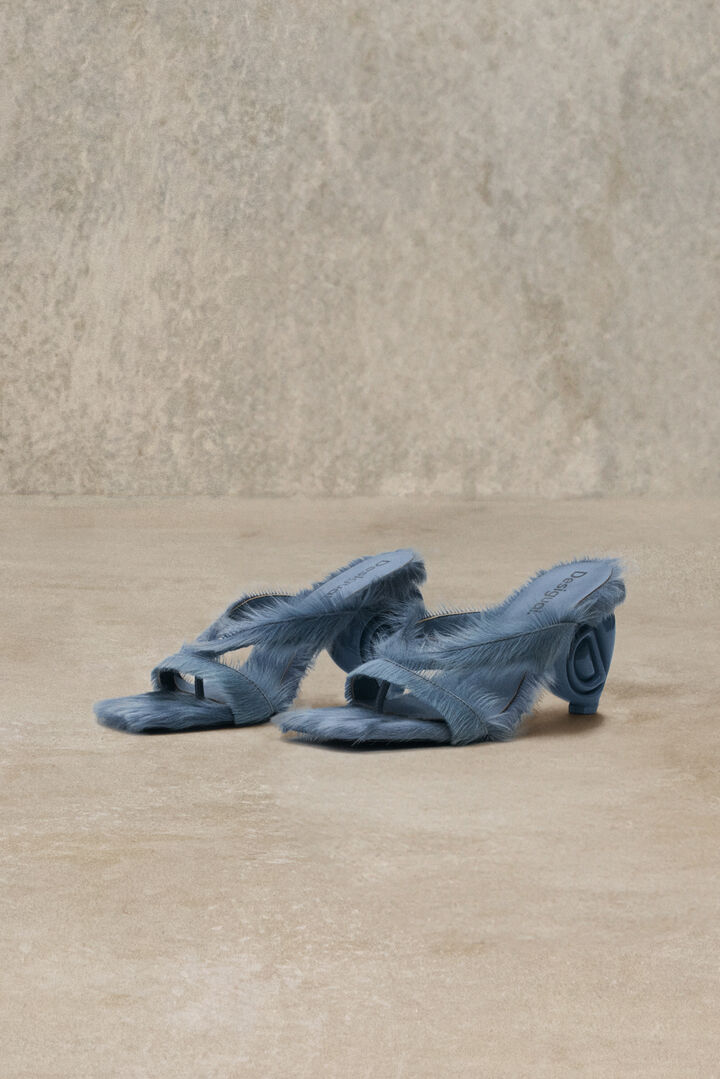 Heart studio fur sandal | Desigual