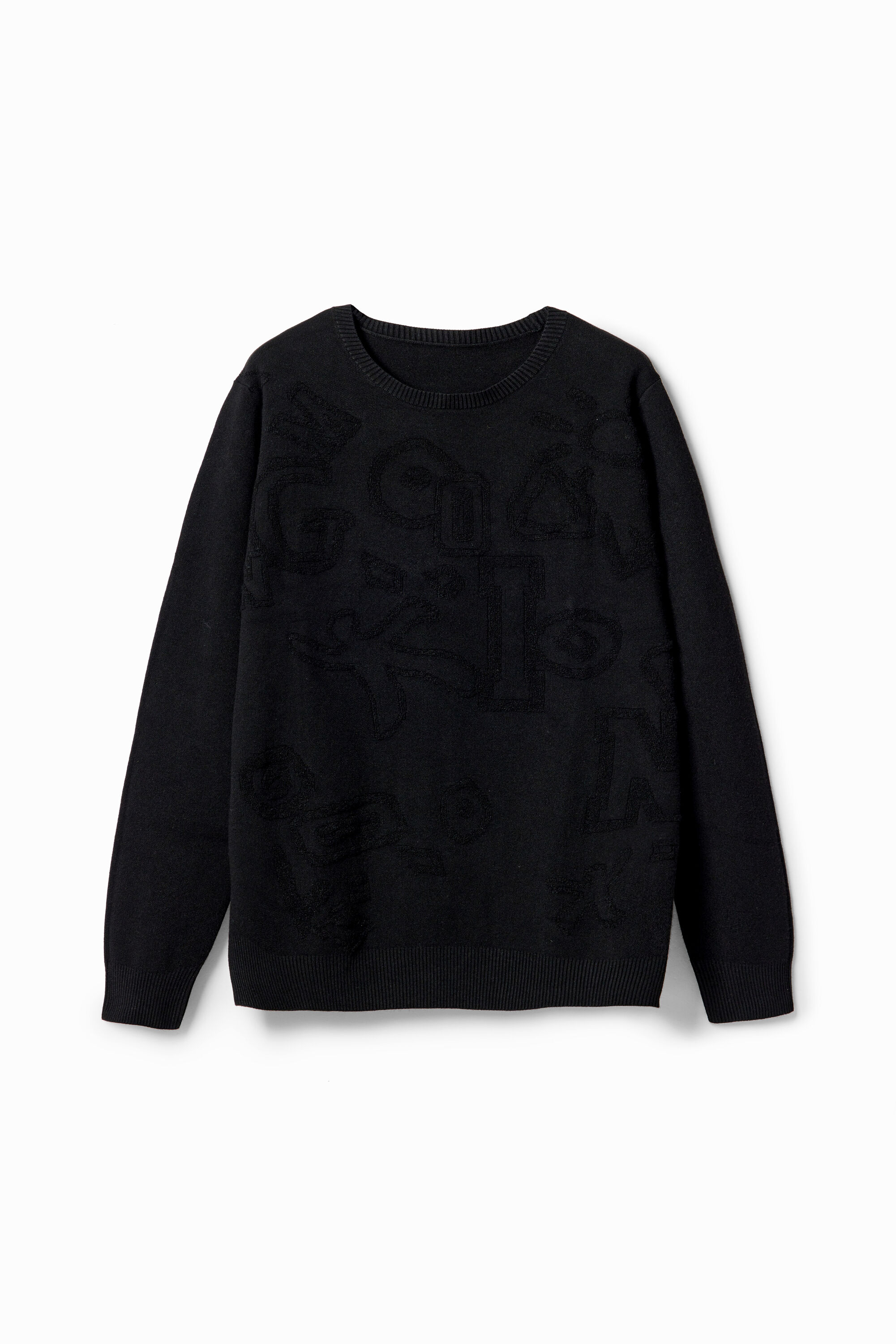 desigual Trui - BLACK
