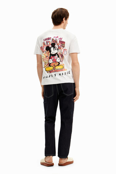 Maglietta a manica corta con Mickey Mouse e frase. | Desigual