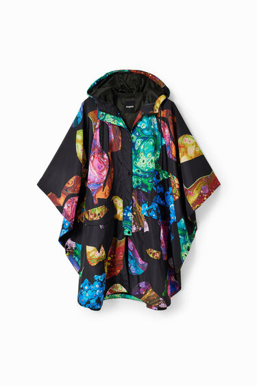 M. Christian Lacroix hooded raincoat | Desigual