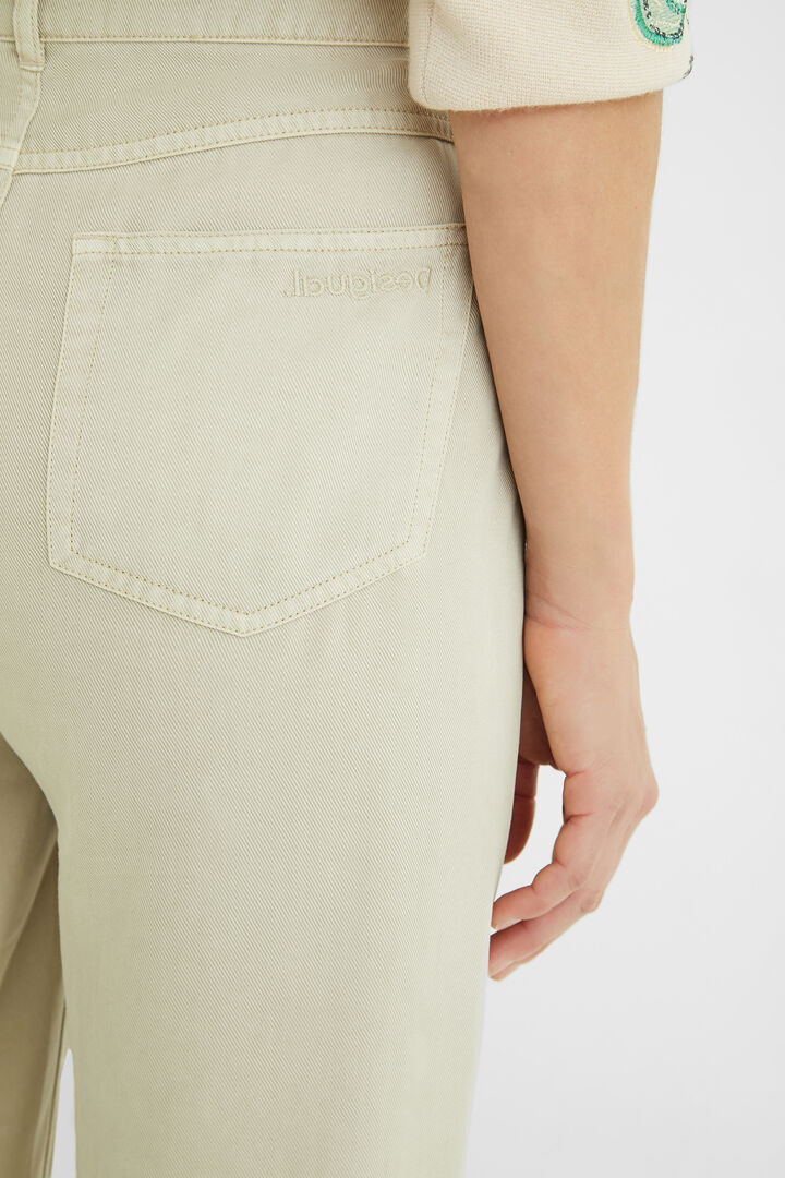Cropped Culotte Trousers | Desigual
