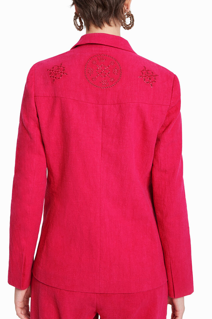 Americana fucsia troquelada | Desigual