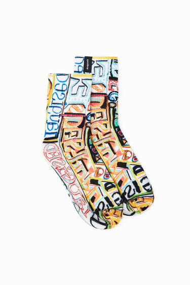 Arty logo socks | Desigual