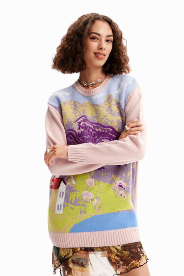 Pull paysage M. Christian Lacroix | Desigual