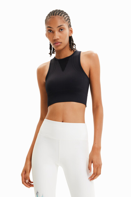 Short stretch sport top