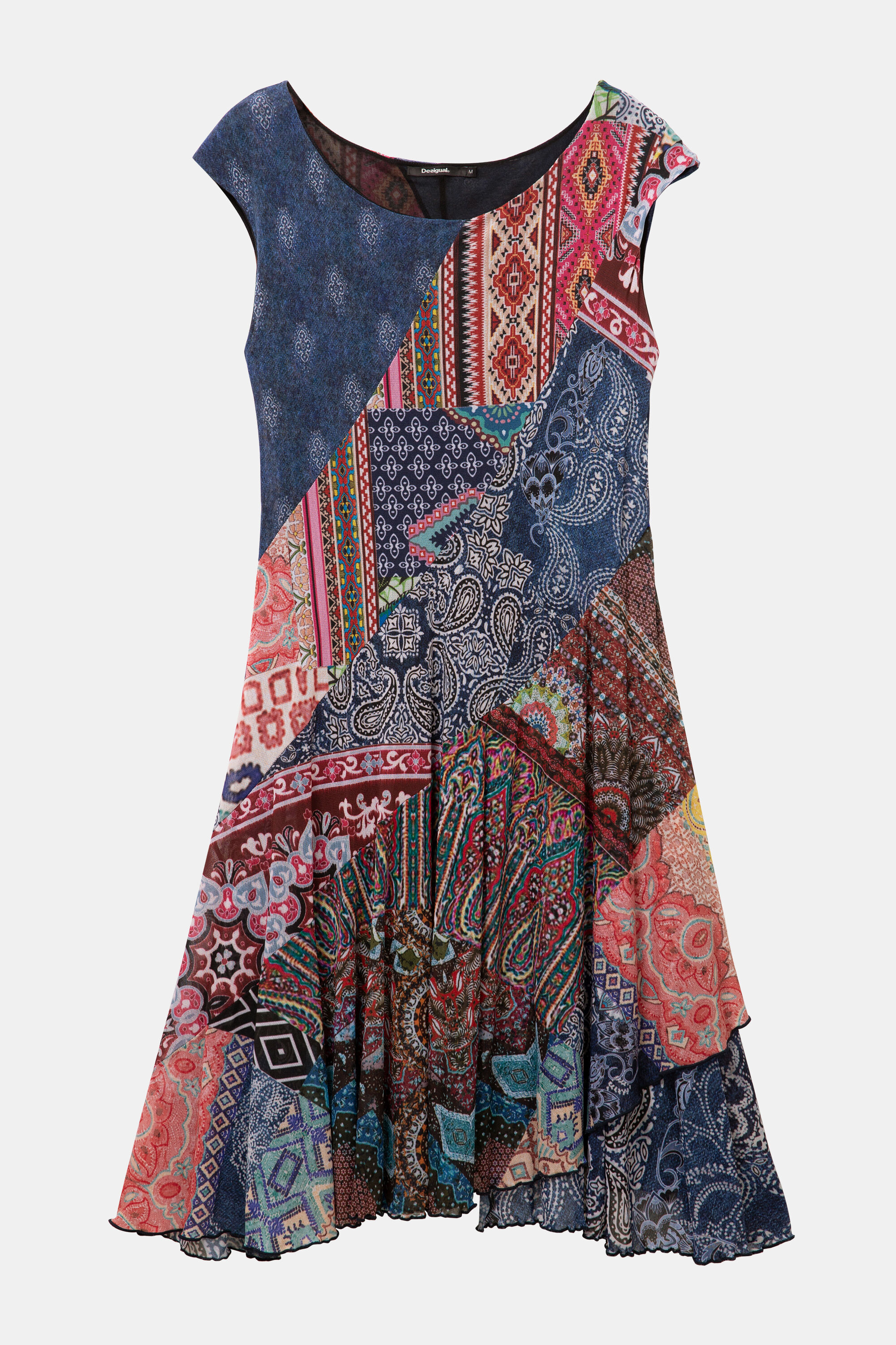 Boho patch dress