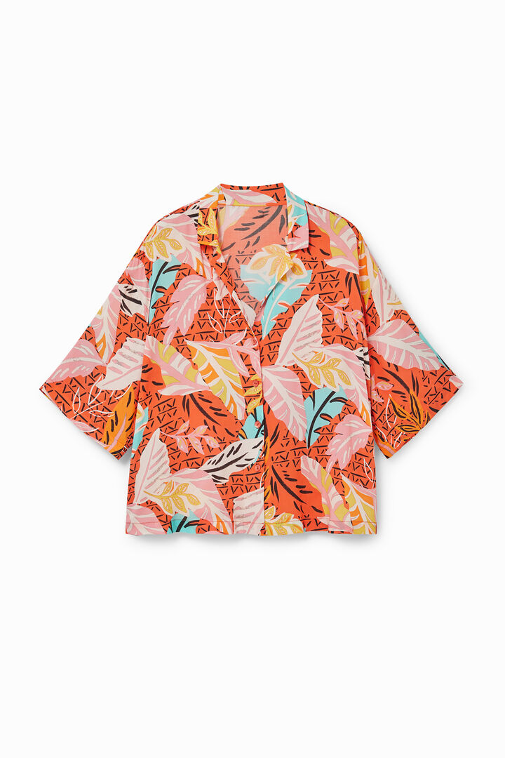 Short pyjama print shirt | Desigual