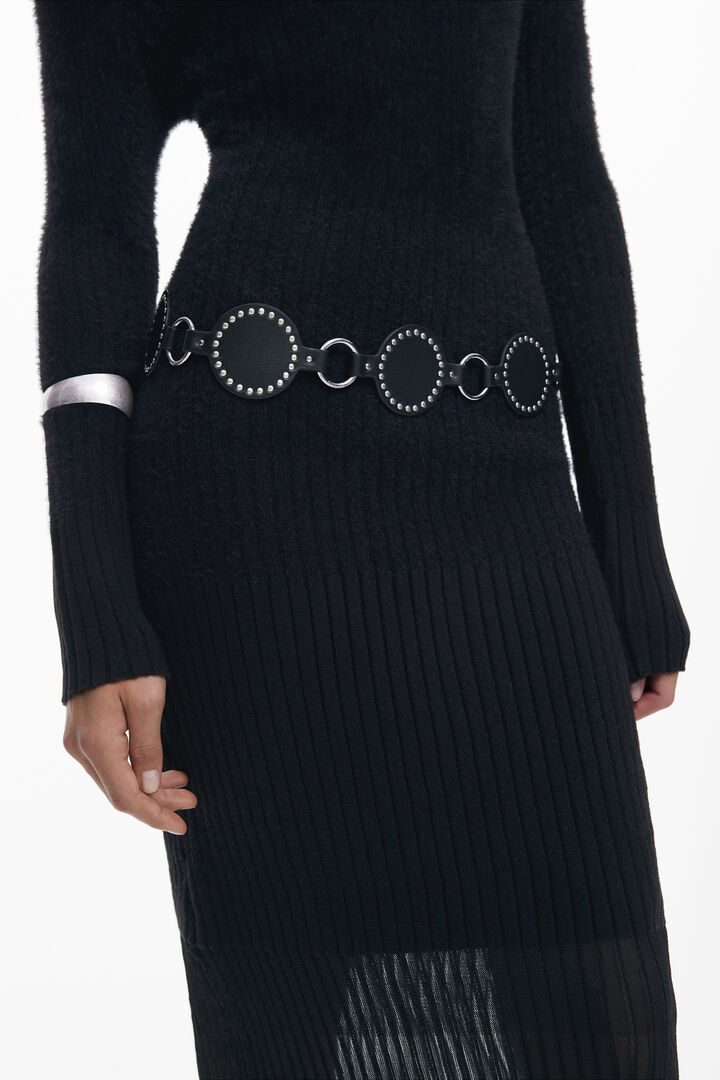 Kleid mit transparentem Stoff | Desigual