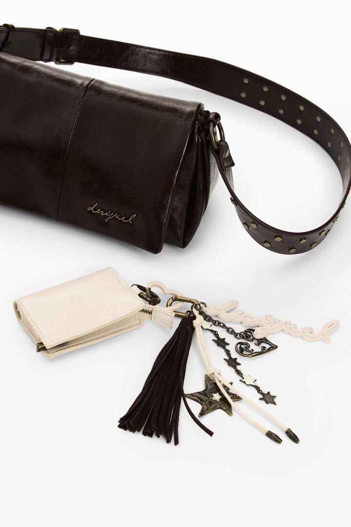 Small shiny crossbody bag | Desigual