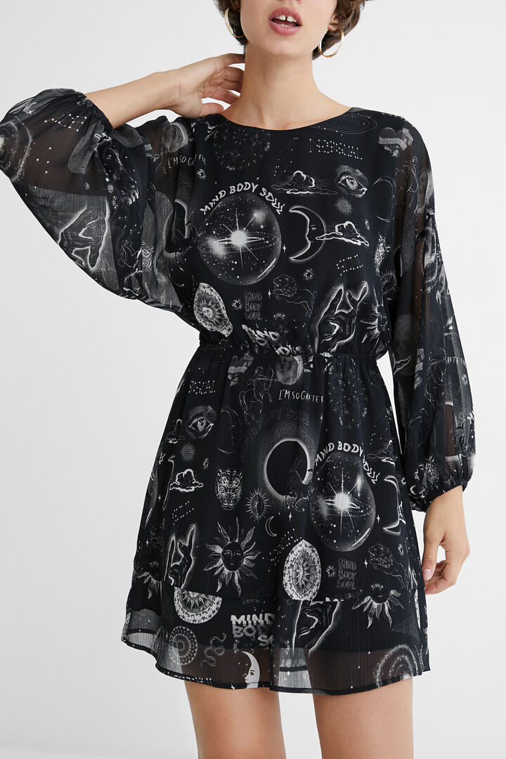 Viscose print dress | Desigual