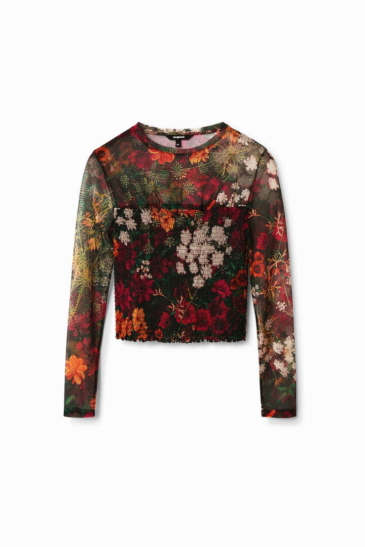 Samarreta slim curta tul | Desigual