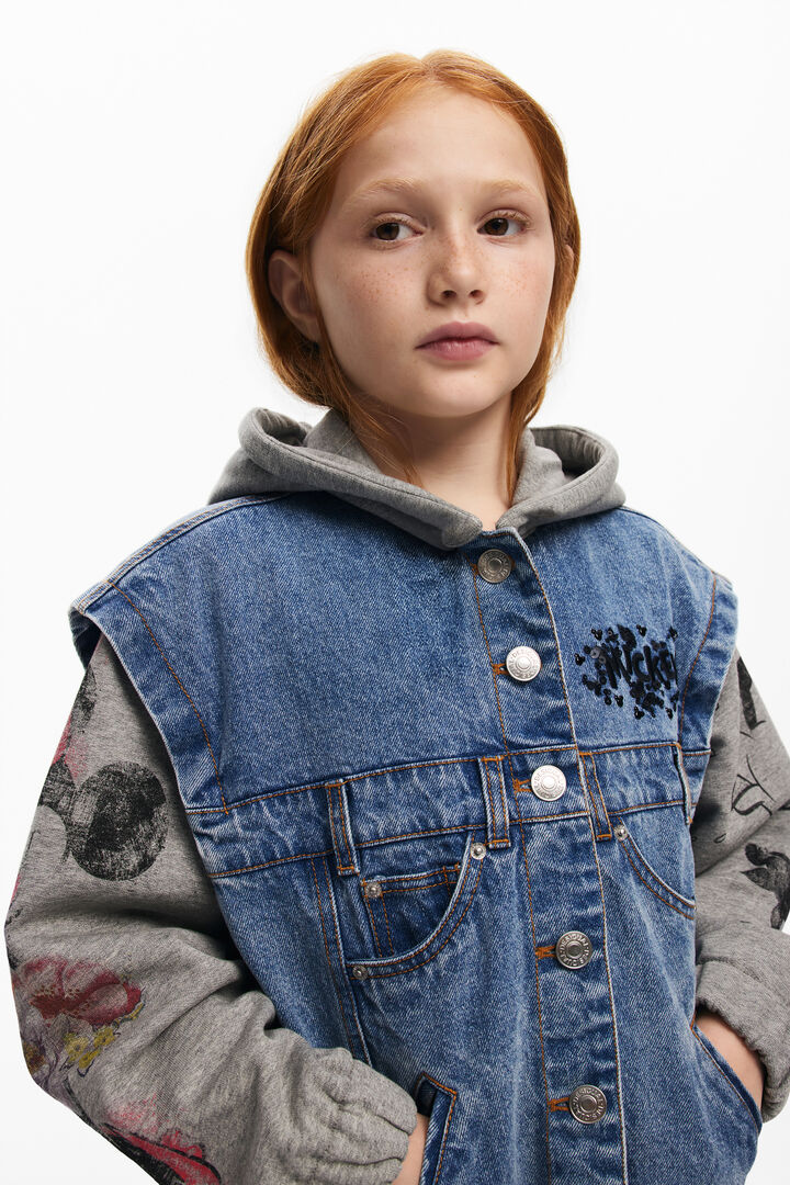 Combined denim jacket | Desigual