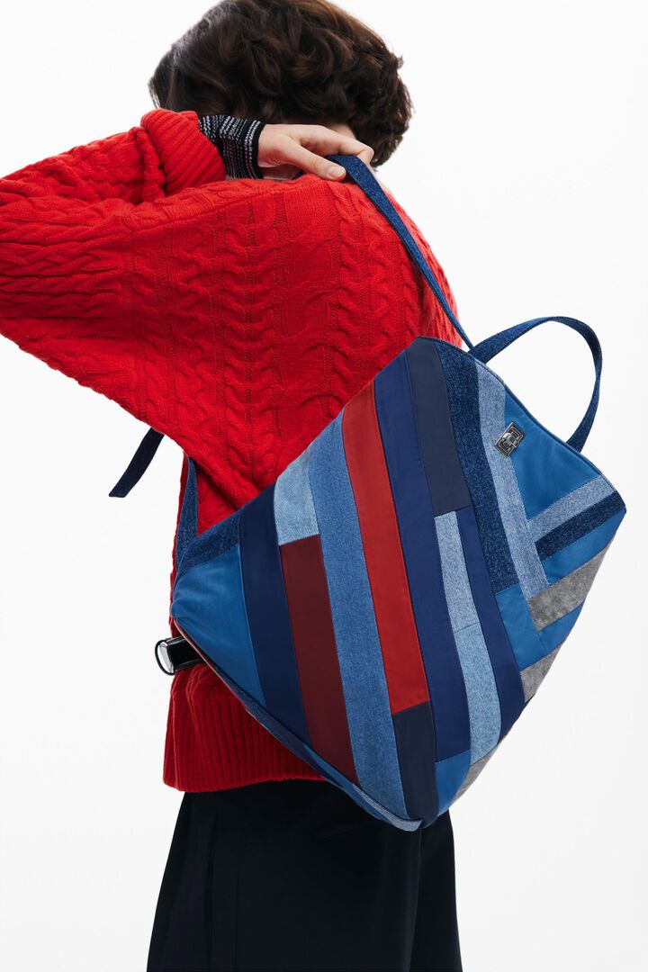 Mochila parches denim | Desigual