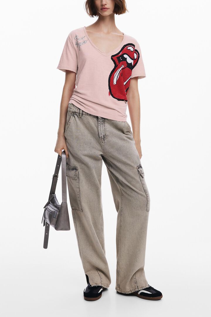 Camiseta strass The Rolling Stones | Desigual