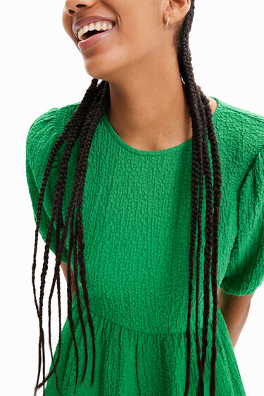 Vestit midi escot esquena | Desigual