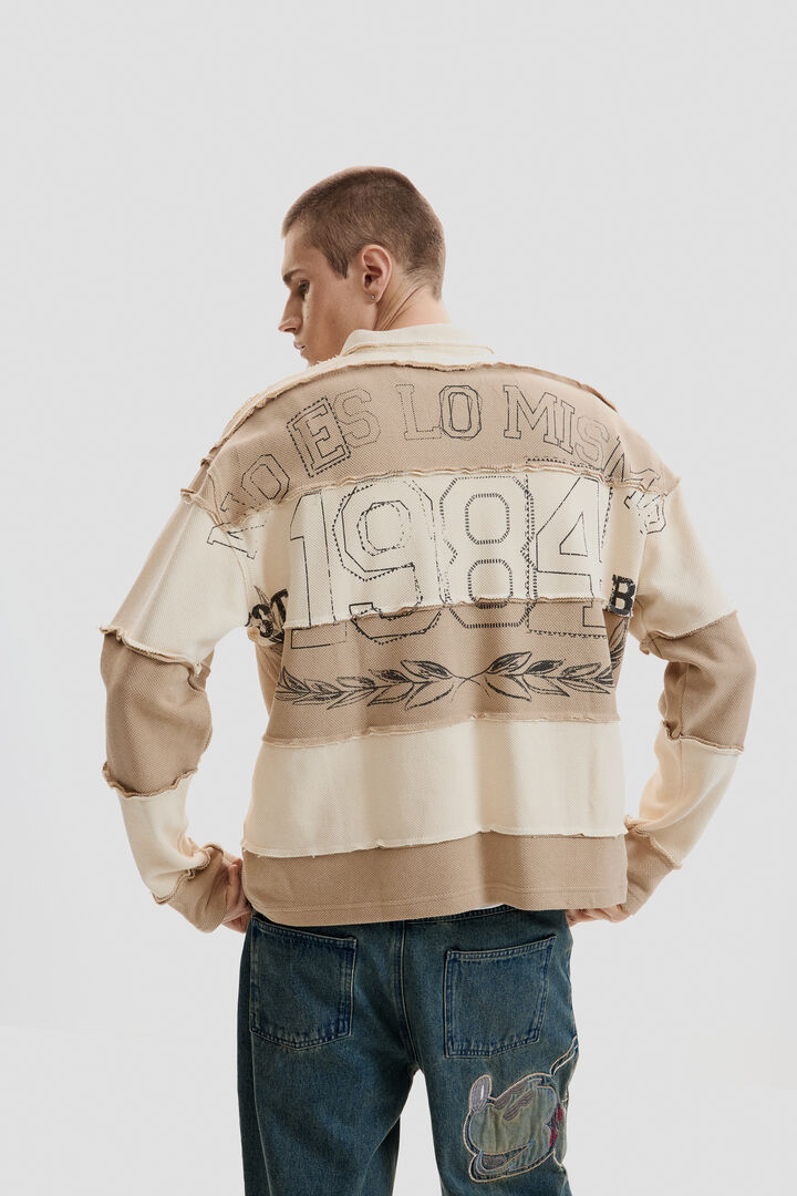 Gestreept brei T-shirt | Desigual